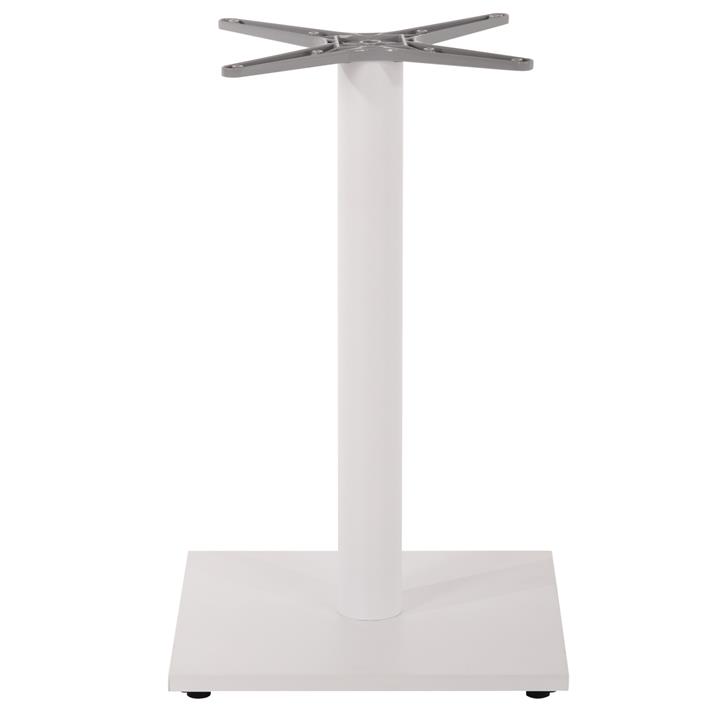 BASE FOR TABLE HM475.02 ALUMINUM MATTE WHITE-48x48cm CROSS- 45Χ45Χ73Hcm.