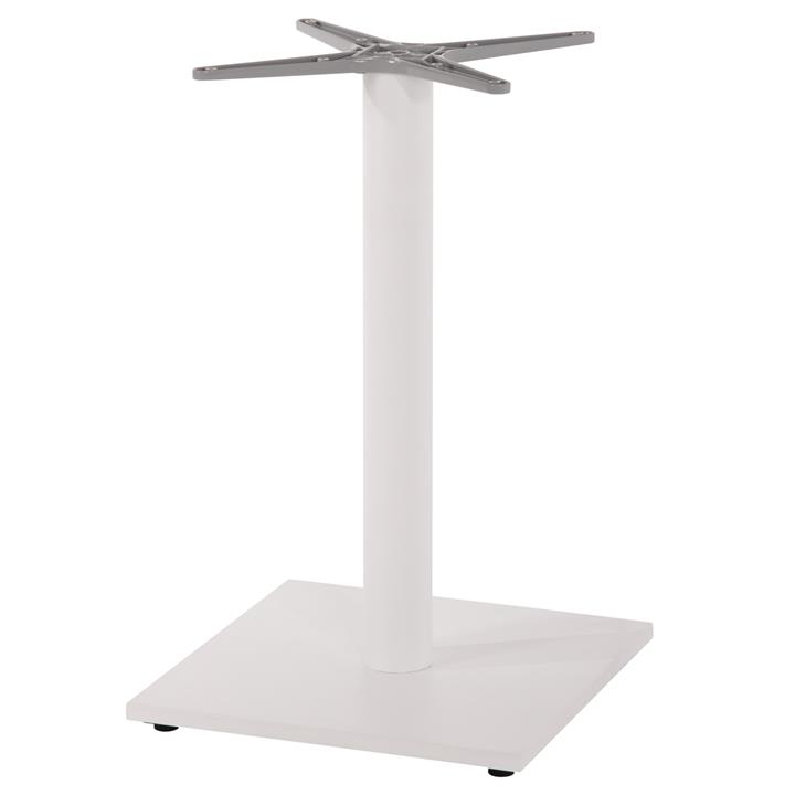BASE FOR TABLE HM475.02 ALUMINUM MATTE WHITE-48x48cm CROSS- 45Χ45Χ73Hcm.