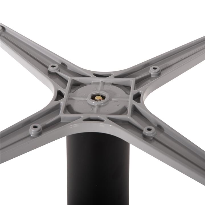 BASE FOR TABLE HM475.20 ALUMINUM GREY-48x48cm CROSS- 45Χ45Χ73Hcm.