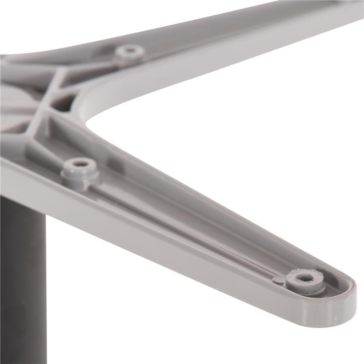 TABLE BASE ALUMINUM HM476.01 ROUND IN MATTE BLACK 48x48cm CROSS Φ45Χ73Hcm.