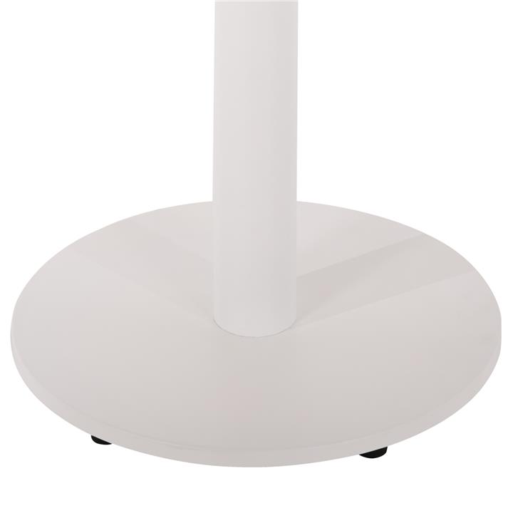 TABLE BASE ALUMINUM HM476.02 ROUND IN MATTE WHITE 48x48cm CROSS Φ45Χ73Hcm.