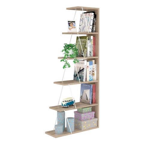 ΒΙΒΛΙΟΘΗΚΗ ΜΕΛΑΜΙΝΗΣ MINI TARS SONAMA ΛΕΥΚΟ HM2241.11 65x22x146Υ εκ.