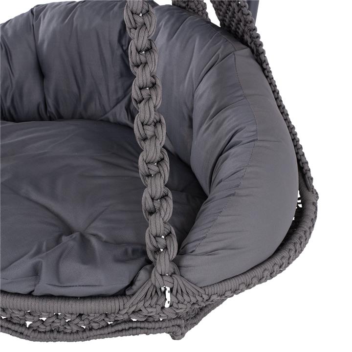 ΚΡΕΜΑΣΤΗ ΦΩΛΙΑ AUGUST ΜΑΚΡΑΜΕ-ΜΕΤΑΛΛΟ ΑΝΘΡΑΚΙ HM5922.10 123x113x145Υεκ.