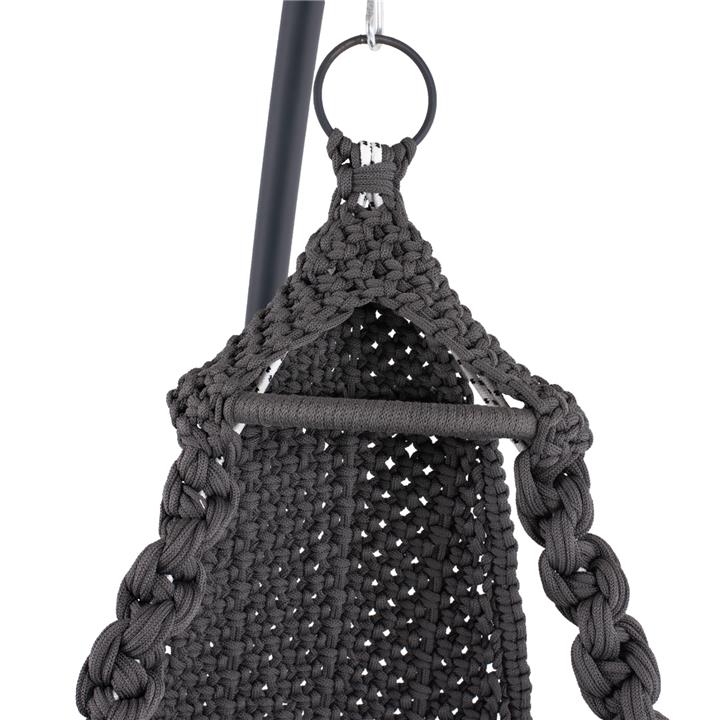 ΚΡΕΜΑΣΤΗ ΦΩΛΙΑ AUGUST ΜΑΚΡΑΜΕ-ΜΕΤΑΛΛΟ ΑΝΘΡΑΚΙ HM5922.10 123x113x145Υεκ.