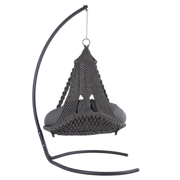 ΚΡΕΜΑΣΤΗ ΦΩΛΙΑ AUGUST ΜΑΚΡΑΜΕ-ΜΕΤΑΛΛΟ ΑΝΘΡΑΚΙ HM5922.10 123x113x145Υεκ.