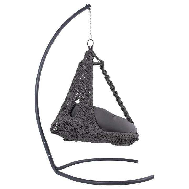 ΚΡΕΜΑΣΤΗ ΦΩΛΙΑ AUGUST ΜΑΚΡΑΜΕ-ΜΕΤΑΛΛΟ ΑΝΘΡΑΚΙ HM5922.10 123x113x145Υεκ.