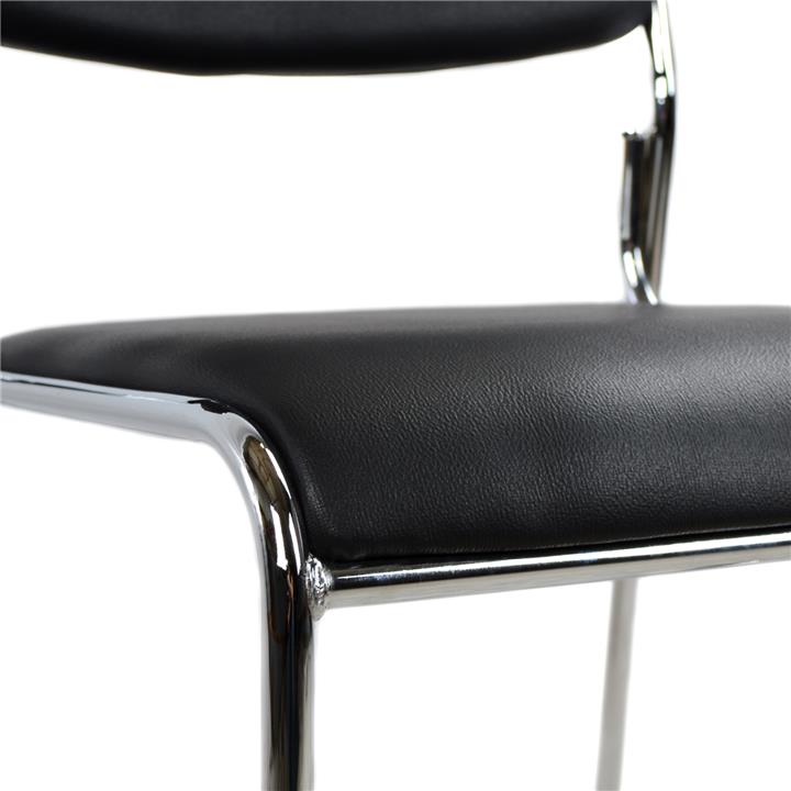 Conference office chair HM1019.01 Black 48,5x51,5x77 cm.