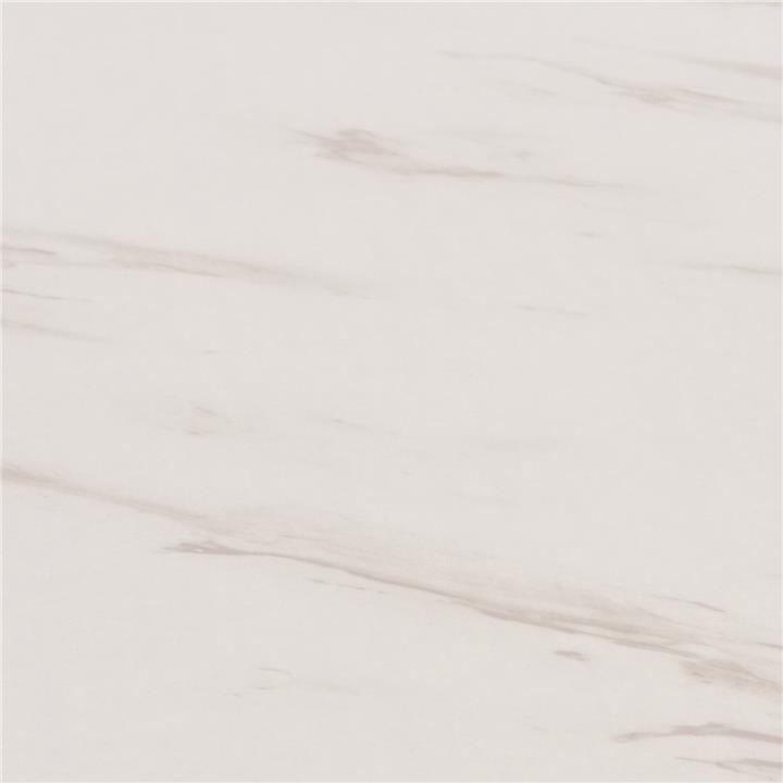 COFFEE TABLE HM9420.01 MELAMINE WHITE MARBLE-GOLD METAL LEGS Φ80x48,5Hcm.