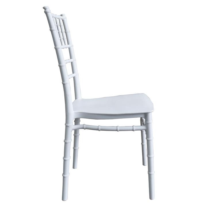 ΚΑΡΕΚΛΑ ΠΟΛΥΠΡΟΠΥΛΕΝΙΟΥ CATERING TIFFANY HM8058.31 ΛΕΥΚΟ 40x46,5x88Υ εκ.