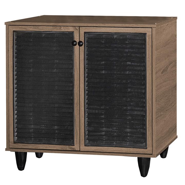 Shoe cabinet Ronan pakoworld 9 pairs walnut so 70.5x35x.66cm
