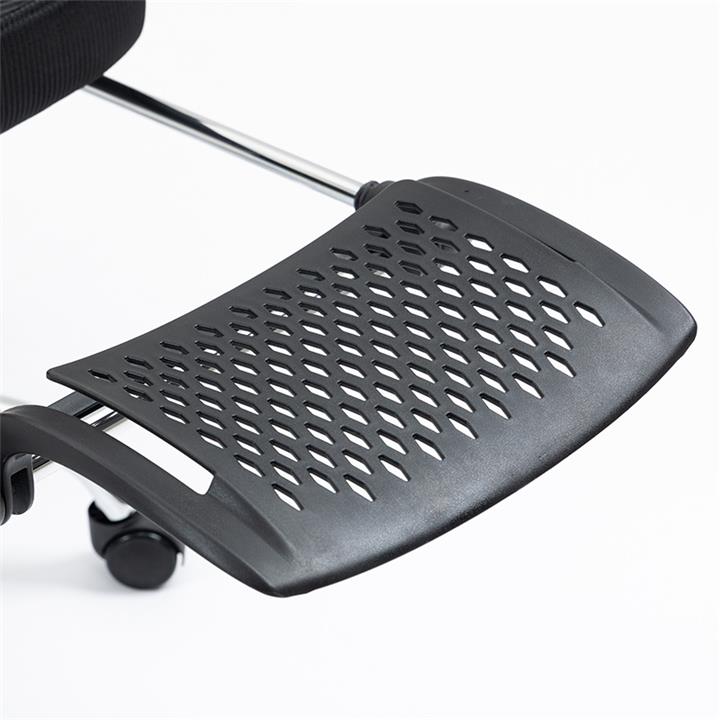 Office chair manager with footrest Titan pakoworld Premium Quality fabric-mesh black