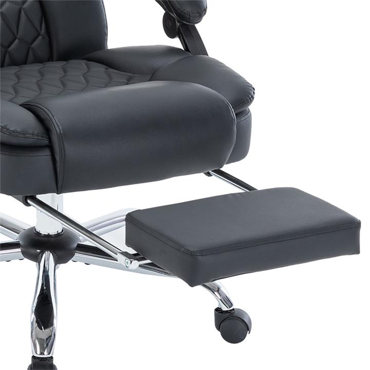Director's office chair Thrive pakoworld Premium Quality mechanism massage-heated back pu black
