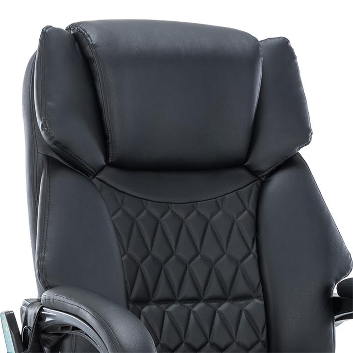 Director's office chair Thrive pakoworld Premium Quality mechanism massage-heated back pu black