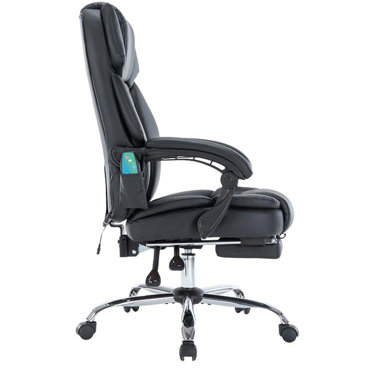 Director's office chair Thrive pakoworld Premium Quality mechanism massage-heated back pu black