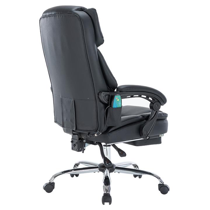 Director's office chair Thrive pakoworld Premium Quality mechanism massage-heated back pu black