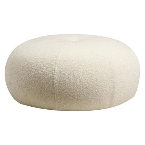 Stool-poof PWF-0564 pakoworld cream fabric D55x35cm