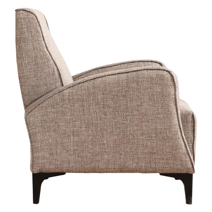 Armchair PWF-0566 pakoworld fabric gray-beige 78x78x87cm
