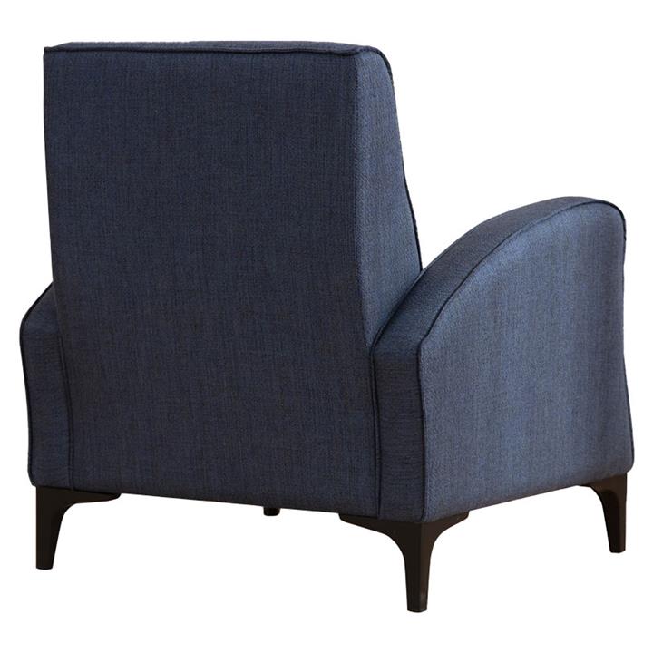 Armchair PWF-0566 pakoworld fabric blue 78x78x87cm