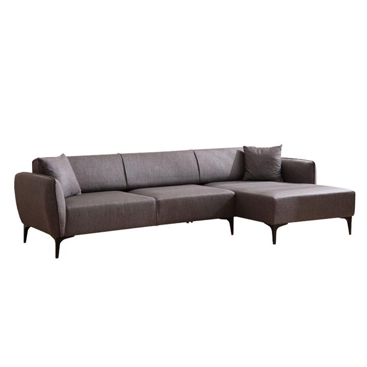 Corner sofa PWF-0565 pakoworld left corner fabric anthracite 270x95x67cm