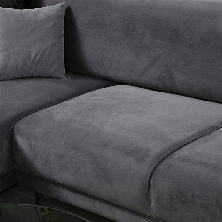 Corner sofa PWF-0523 pakoworld right corner velvet anthracite-black 287x169x85cm