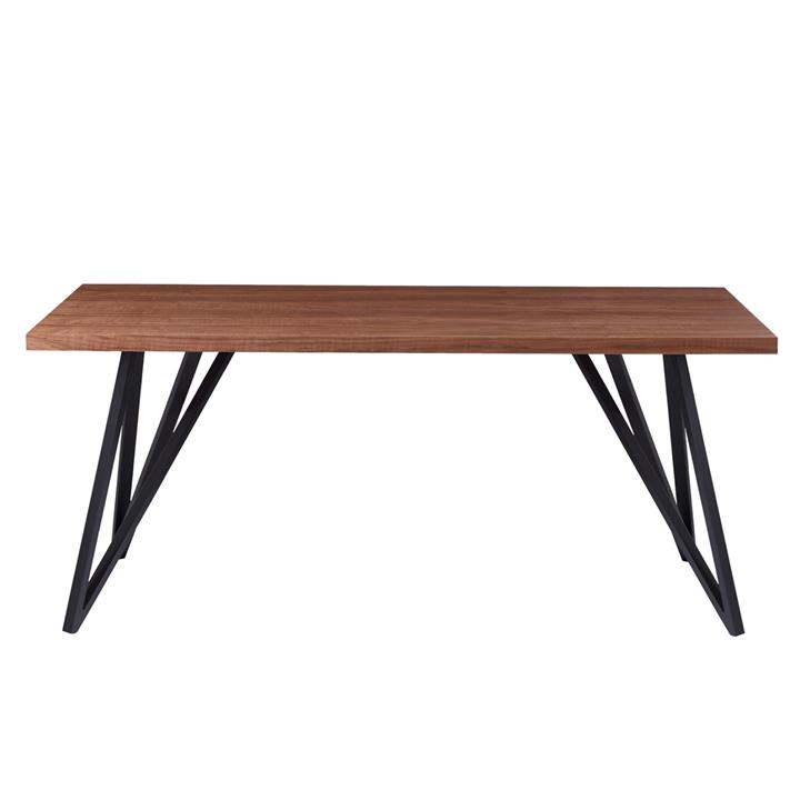 DINING TABLE HM9467.02 WITH ASHTREE WOOD VENEER IN RUSTIC STYLE 180x90x75Hcm.