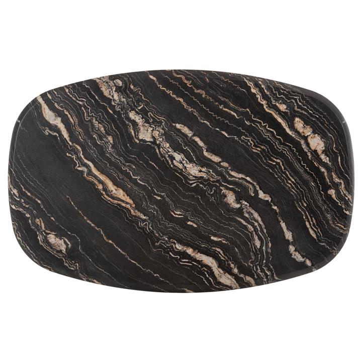 TABLETOP 5787 WERZALIT HM5916.15 BLACK&GOLD MARBLE COLOR 146X94cm.