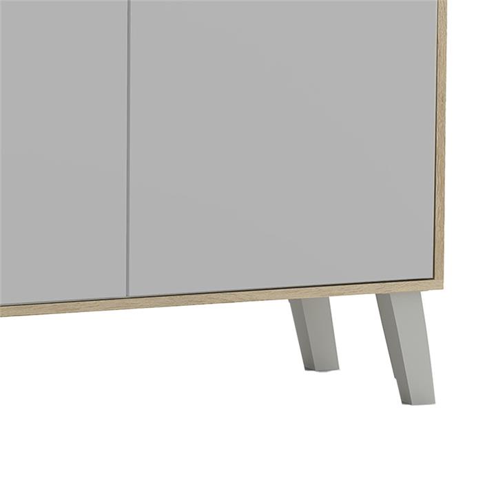 Buffet Billie pakoworld sonoma-light grey149x40x77cm
