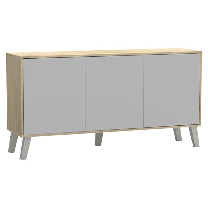 Buffet Billie pakoworld sonoma-light grey149x40x77cm