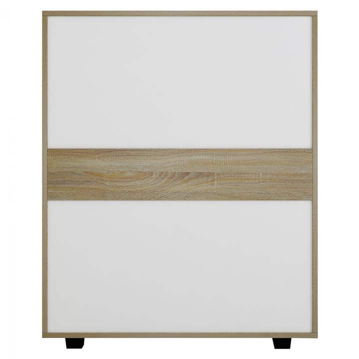 MELAMINE DRESSER WITH 5 DRAWERS SONAMA-GRAY HM8995.04 80Χ40Χ100 cm.