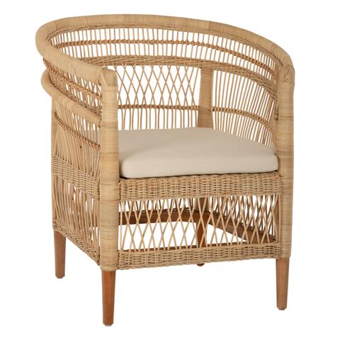 ΠΟΛΥΘΡΟΝΑ HM9566 ΞΥΛΟ ΜΑΟΝΙ ΕΠΕΝΔΥΣΗ RATTAN ΛΕΥΚΟ ΜΑΞΙΛΑΡΙ ΚΑΘΙΣΜΑΤΟΣ 80x70x86Υεκ.