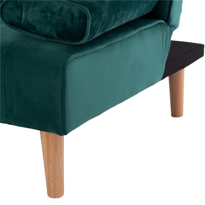 WANDA SOFA BED HM3149.13 WITH GREEN VELVET 188X83X83Y cm.