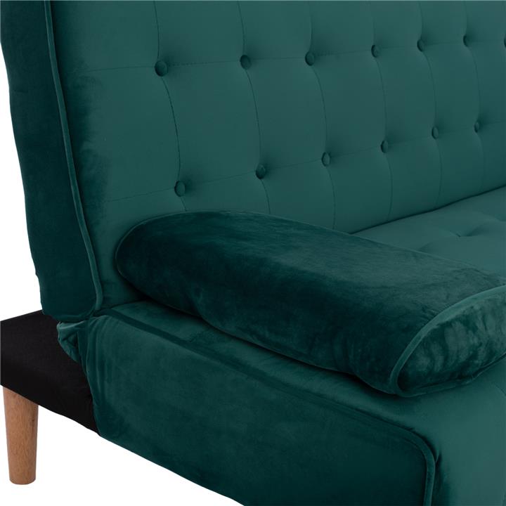 WANDA SOFA BED HM3149.13 WITH GREEN VELVET 188X83X83Y cm.