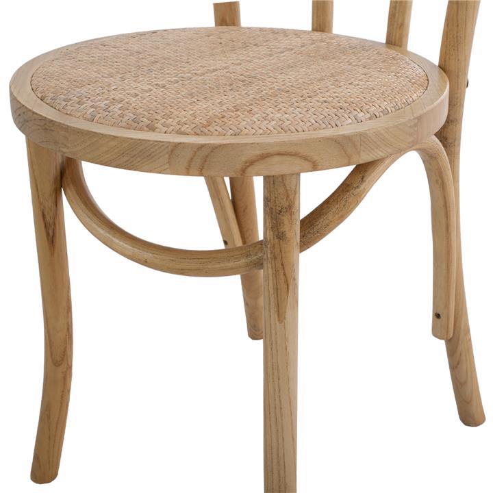 CHAIR MONTREAL VIENNA-STYLE BEECH WOOD HM8914.25 IN DARK HONEY COLOR