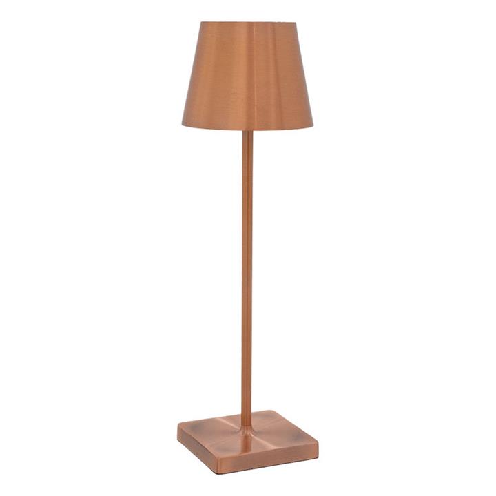 Table lamp Brave pakoworld LED rose gold D10x35cm