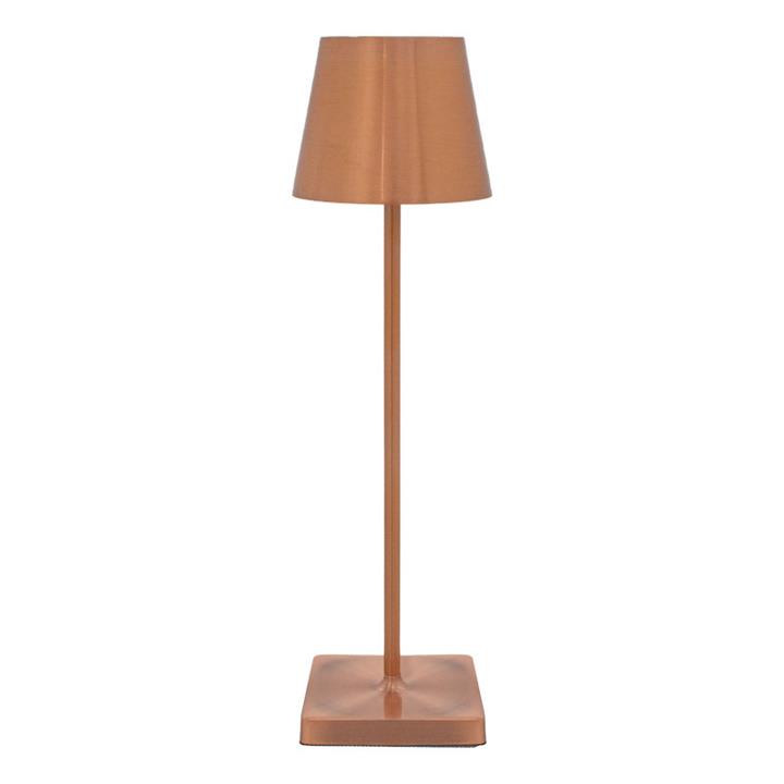 Table lamp Brave pakoworld LED rose gold D10x35cm