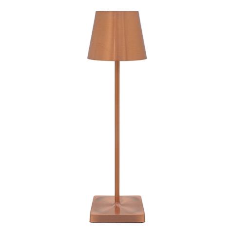 Table lamp Brave pakoworld LED rose gold D10x35cm