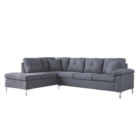 Left Corner Sofa 282x197x90 cm HM3087L Grey