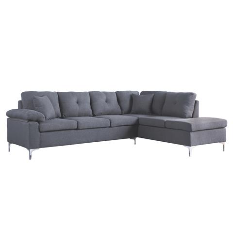 Corner right Sofa 282x197x90 cm HM3087R Grey