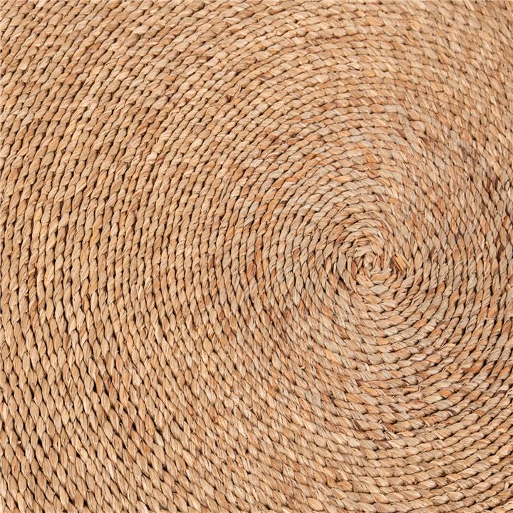 ROUND RUG CRATER HM7848 MENDONG GRASS IN NATURAL COLOR Φ120cm.