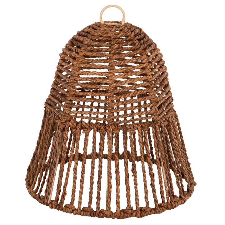 CEILING PENDANT LAMP HM7858 DRIED BANANA TREE FIBERS IN BROWN COLOR Φ41x41-136Hcm.