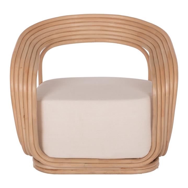ΠΟΛΥΘΡΟΝΑ DUCHESS ΑΠΟ RATTAN ΦΥΣΙΚΟ ΜΕ ΜΑΞΙΛΑΡΙ HM9478 81x59x70 εκ.