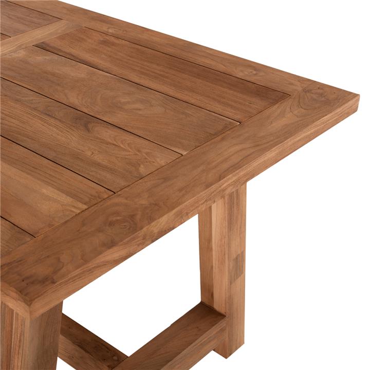 DINING TABLE HM7922 RECYCLED TEAK IN NATURAL COLOR 200X100X75Hcm.