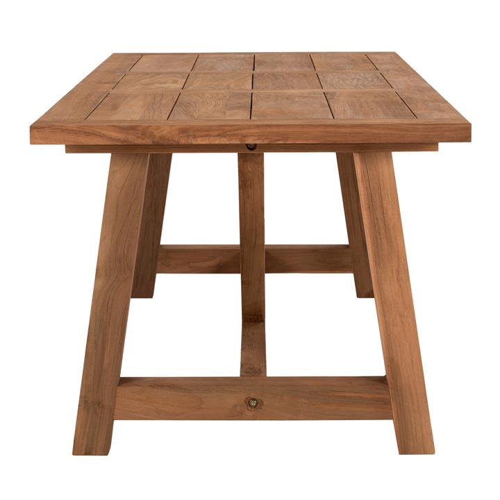 DINING TABLE HM7922 RECYCLED TEAK IN NATURAL COLOR 200X100X75Hcm.