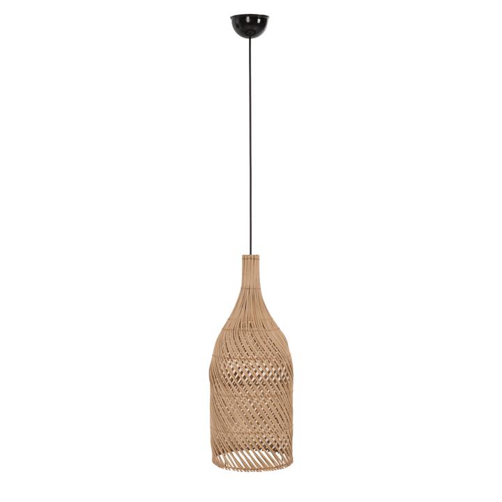 CEILING PENDANT LAMP HM7883 NATURAL RATTAN IN NATURAL COLOR Φ34,5x83Hcm.