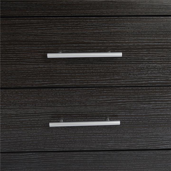 ΣΥΡΤΑΡΙΕΡΑ ΜΕΛΑΜΙΝΗΣ BRIANA HM2204.01 ME 4 ΣΥΡΤΑΡΙΑ ZEBRANO 75x40x83 εκ.