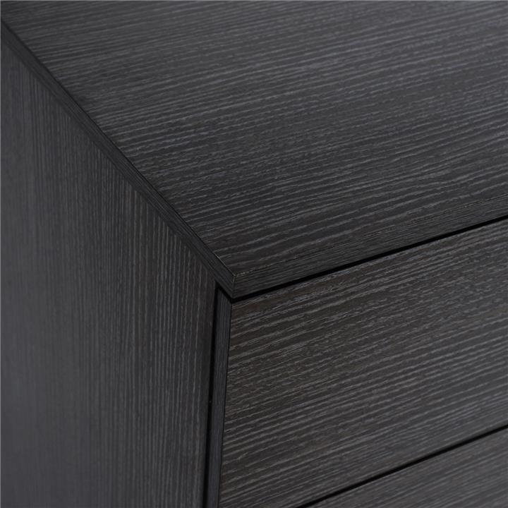 ΣΥΡΤΑΡΙΕΡΑ ΜΕΛΑΜΙΝΗΣ BRIANA HM2204.01 ME 4 ΣΥΡΤΑΡΙΑ ZEBRANO 75x40x83 εκ.