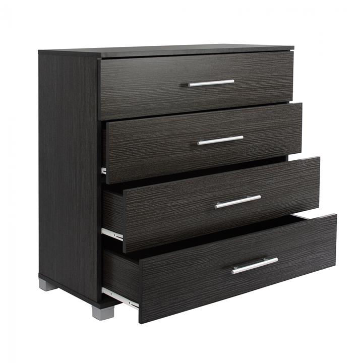 ΣΥΡΤΑΡΙΕΡΑ ΜΕΛΑΜΙΝΗΣ BRIANA HM2204.01 ME 4 ΣΥΡΤΑΡΙΑ ZEBRANO 75x40x83 εκ.
