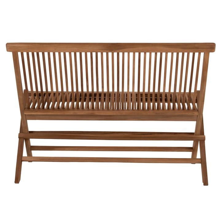 BENCH KENDALL HM9541 FOLDABLE MADE OF TEAK WOOD IN NATURAL COLOR 120x62x89Hcm.