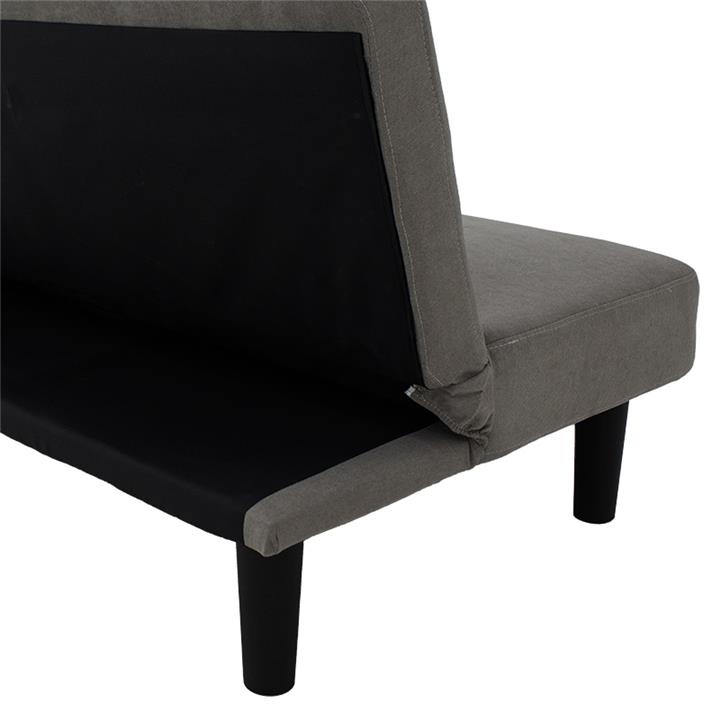 2 seater sofa-bed Breathe pakoworld fabric anthracite 167x77x73 cm
