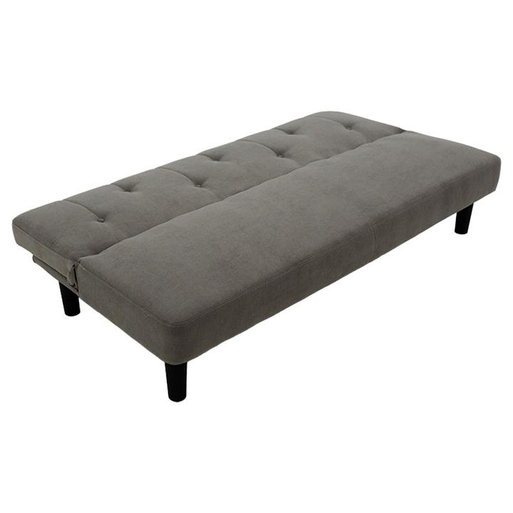 2 seater sofa-bed Breathe pakoworld fabric anthracite 167x77x73 cm